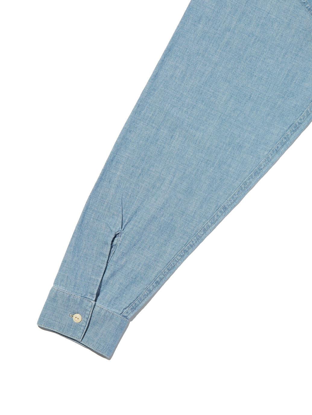 BLUETAB™ シャンブレーワークシャツ 