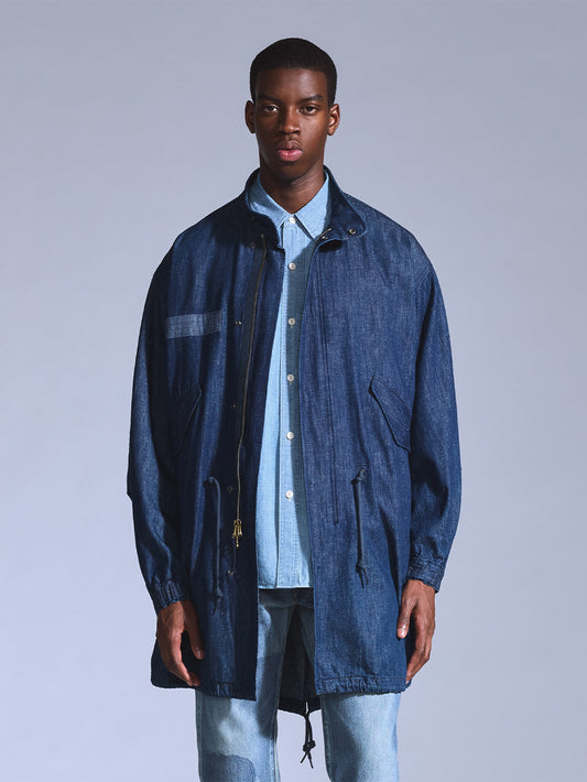 BLUETAB™ フィッシュテール パーカジャケット ダークインディゴ