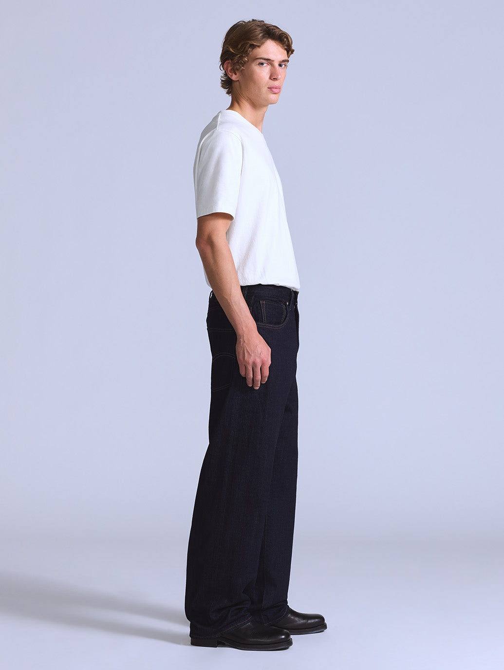 BLUETAB™ MARKER LOOSE ジーンズ ダークインディゴ