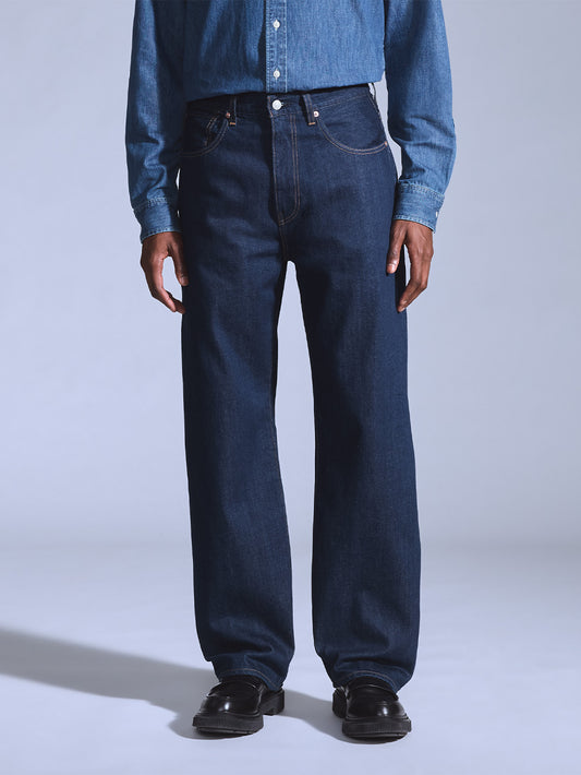 BLUETAB™ MARKER ルーズジーンズ ダークインディゴ