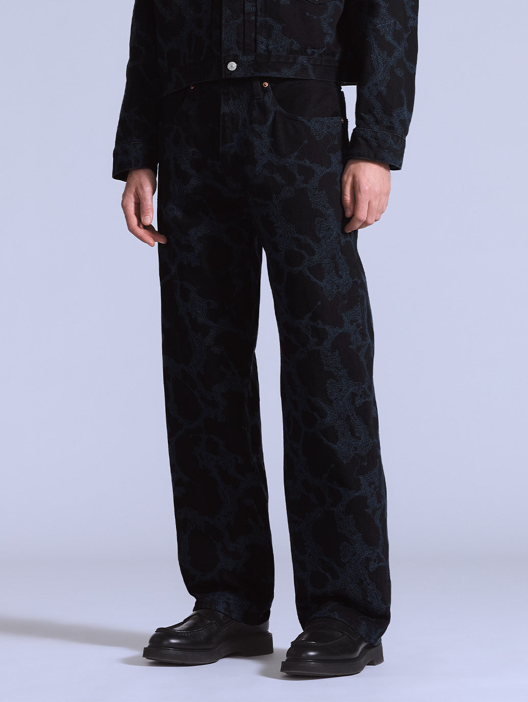 BLUETAB™ MARKER LOOSE ジーンズ ミディアムインディゴ