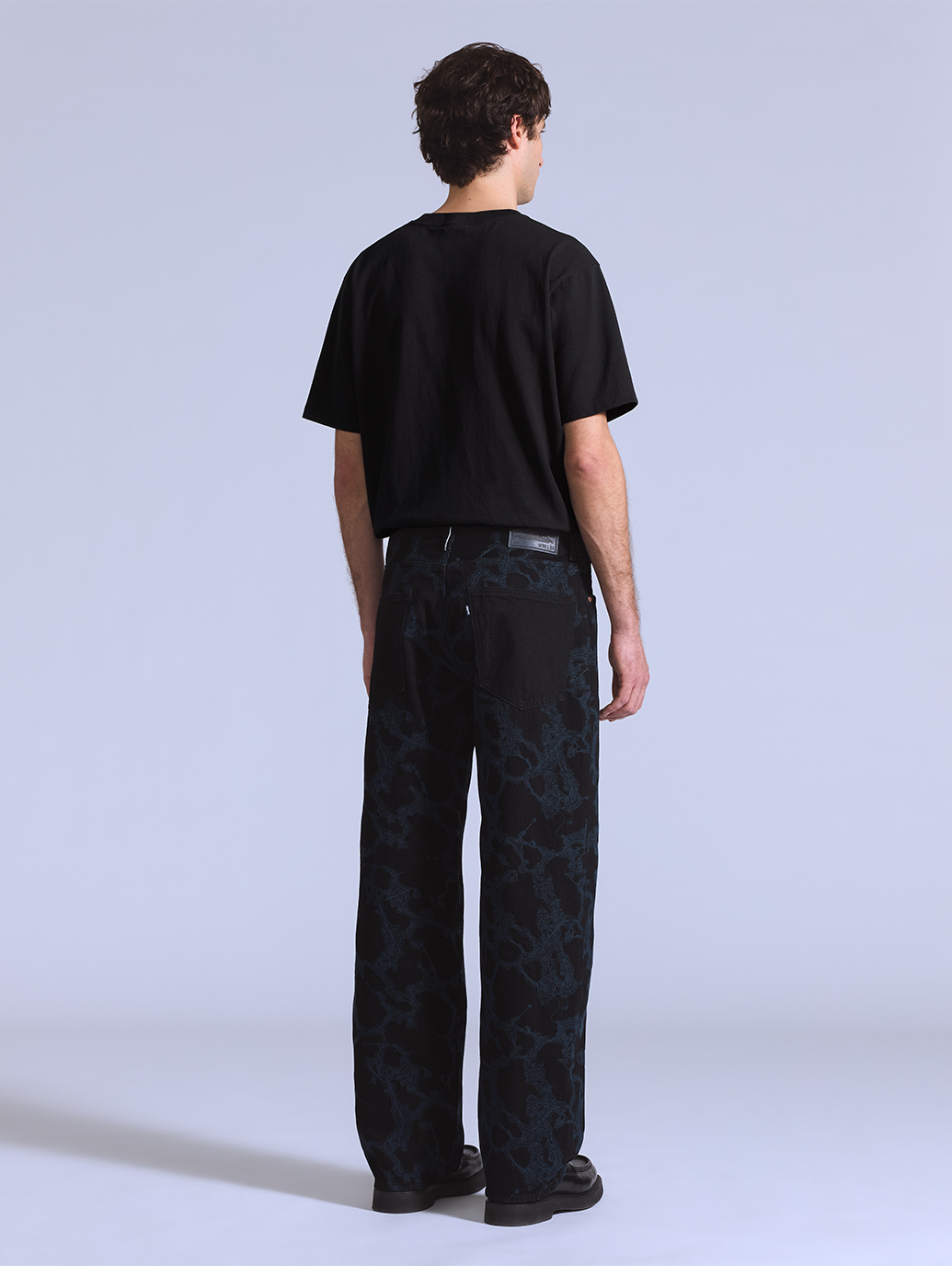 BLUETAB™ MARKER LOOSE ジーンズ ミディアムインディゴ