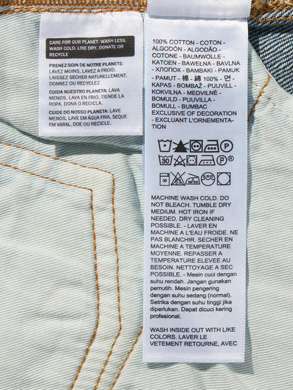 BLUETAB™ MARKER ルーズジーンズ ミディアムインディゴ