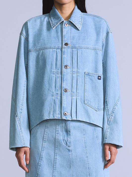 BLUETAB™ LINED SEAMED トラッカージャケット ライトインディゴ