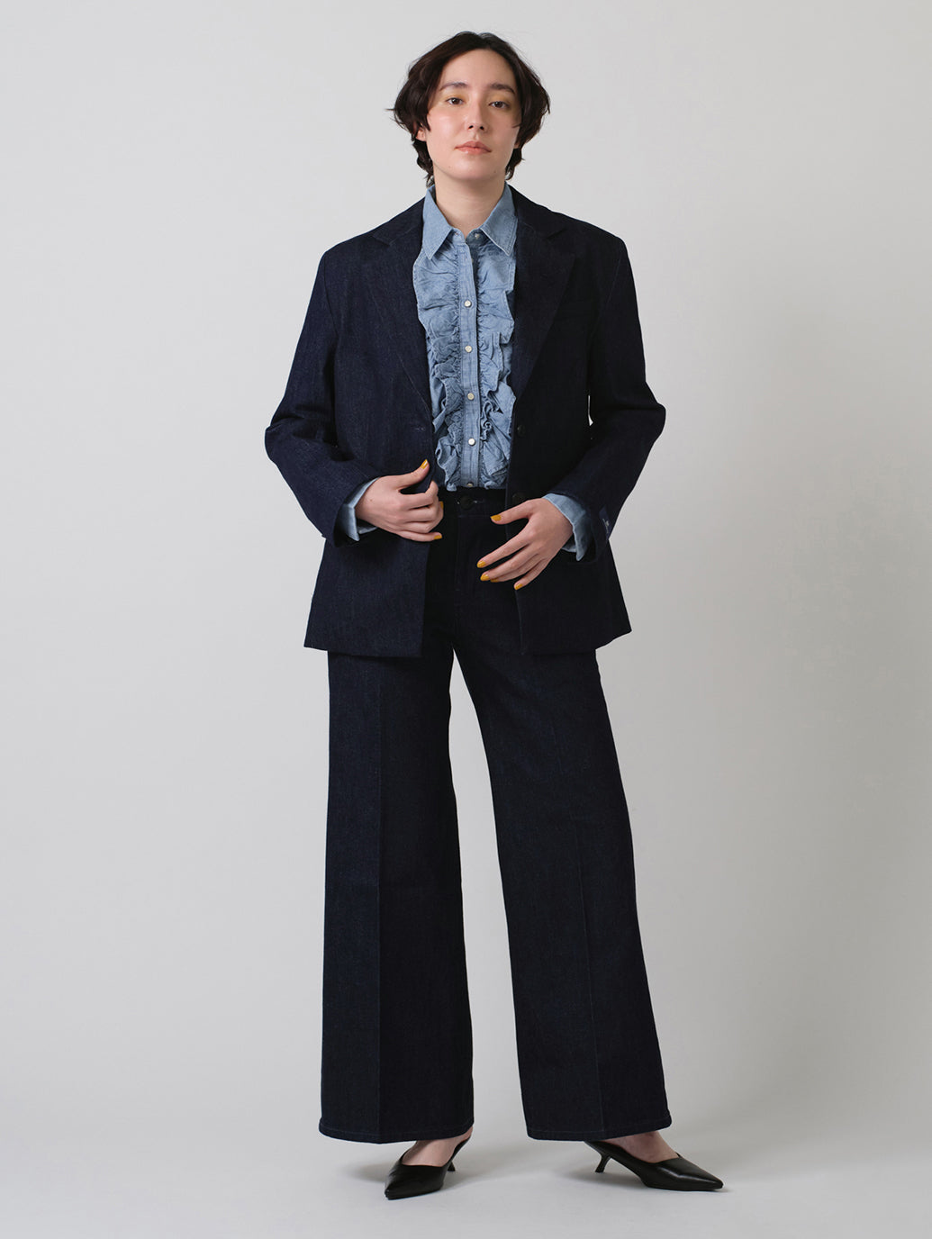 BLUETAB™ リラックスブレザージャケット ダークインディゴ