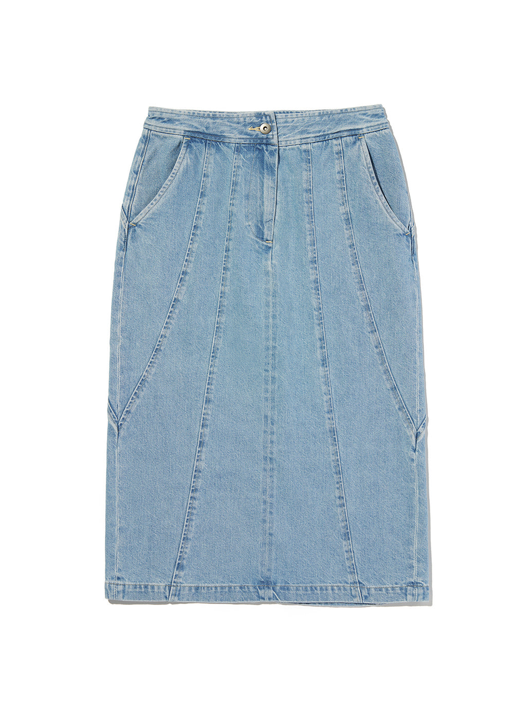 BLUETAB™ SEAMED スカート ミディアムインディゴ