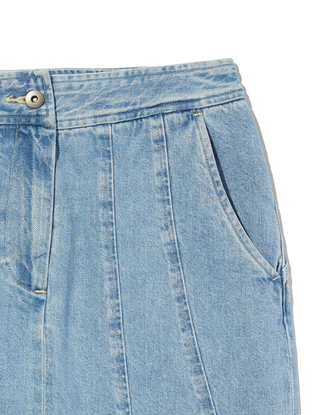 BLUETAB™ SEAMED スカート ミディアムインディゴ