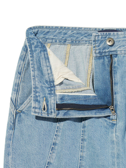 BLUETAB™ SEAMED スカート ミディアムインディゴ