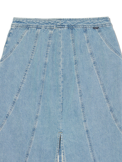 BLUETAB™ SEAMED スカート ミディアムインディゴ