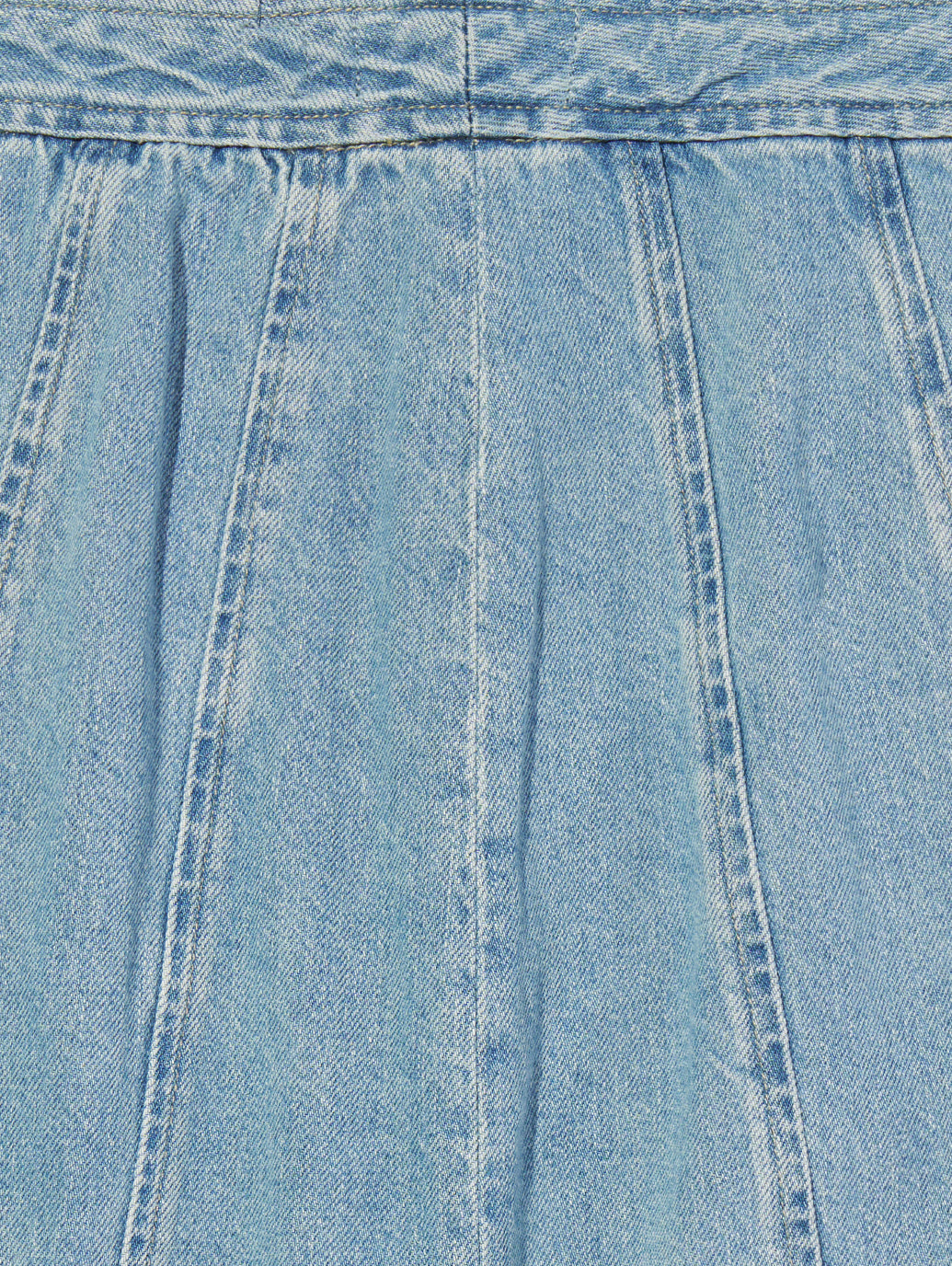 BLUETAB™ SEAMED スカート ミディアムインディゴ