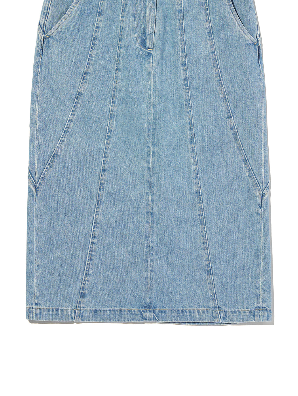 BLUETAB™ SEAMED スカート ミディアムインディゴ