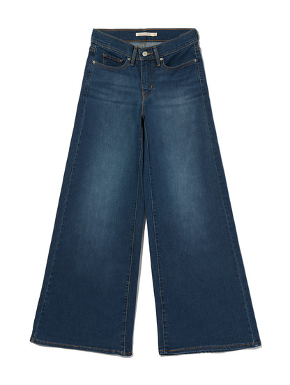 318 シェーピング ワイドレッグ ミディアムインディゴ