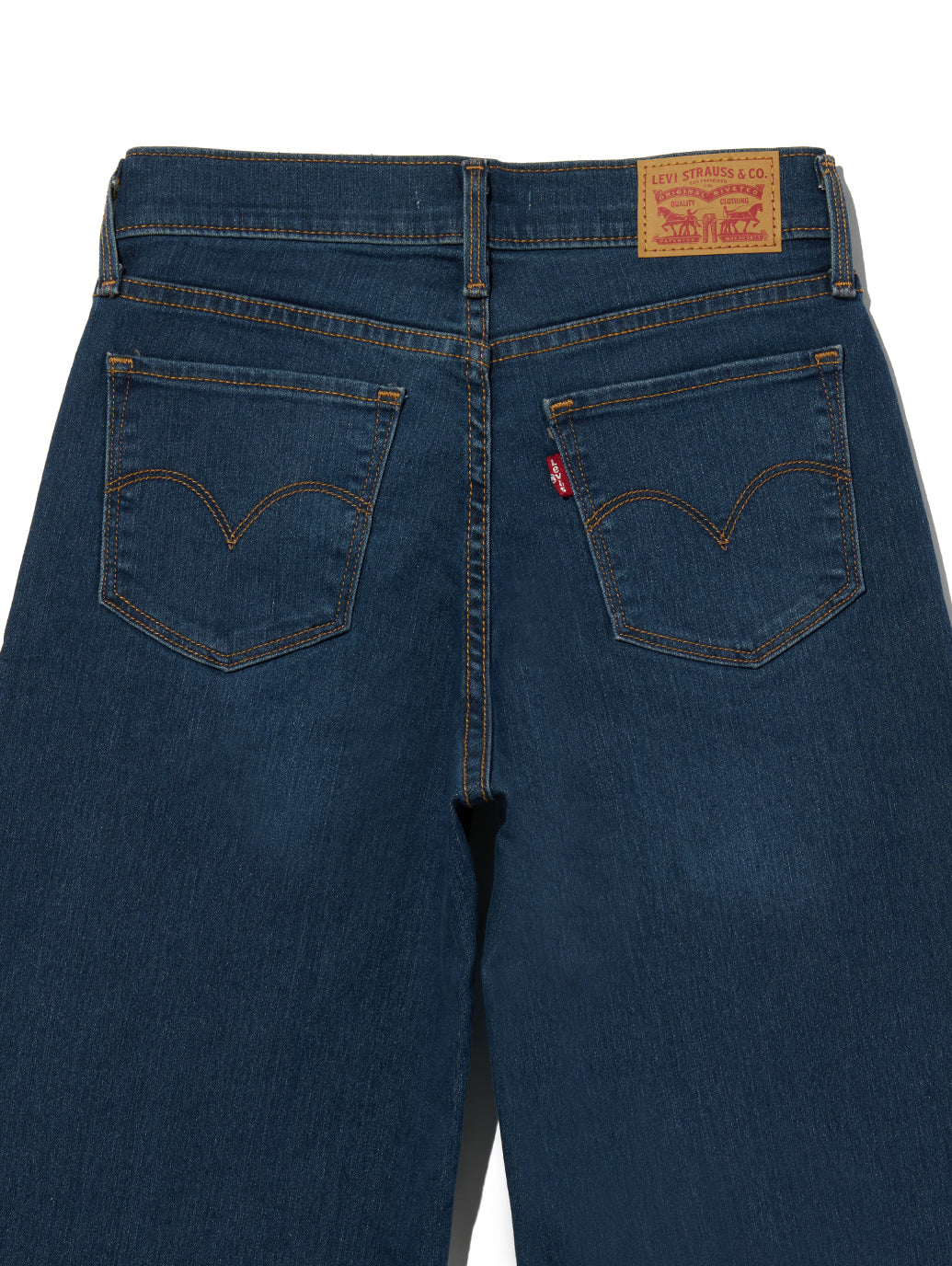 318 シェーピング ワイドレッグ ミディアムインディゴ