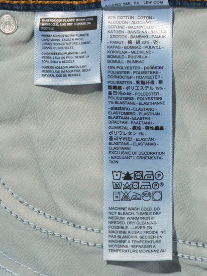 318 シェーピング ワイドレッグ ミディアムインディゴ