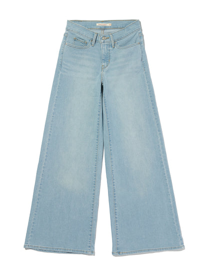 318 シェーピング ワイドレッグ ライトインディゴ