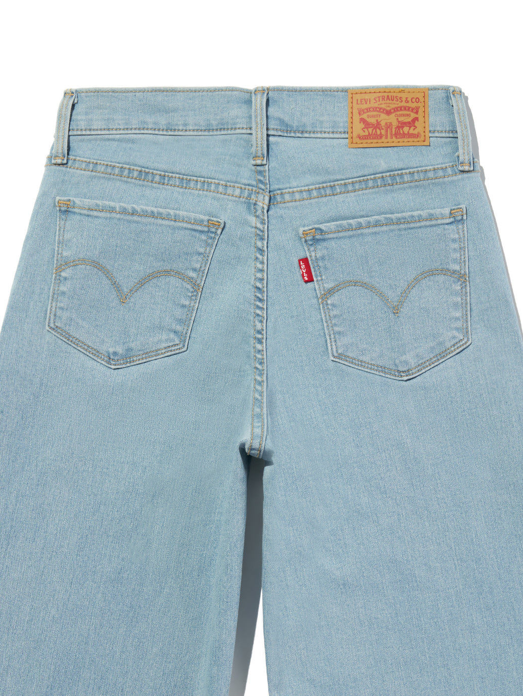 318 シェーピング ワイドレッグ ライトインディゴ