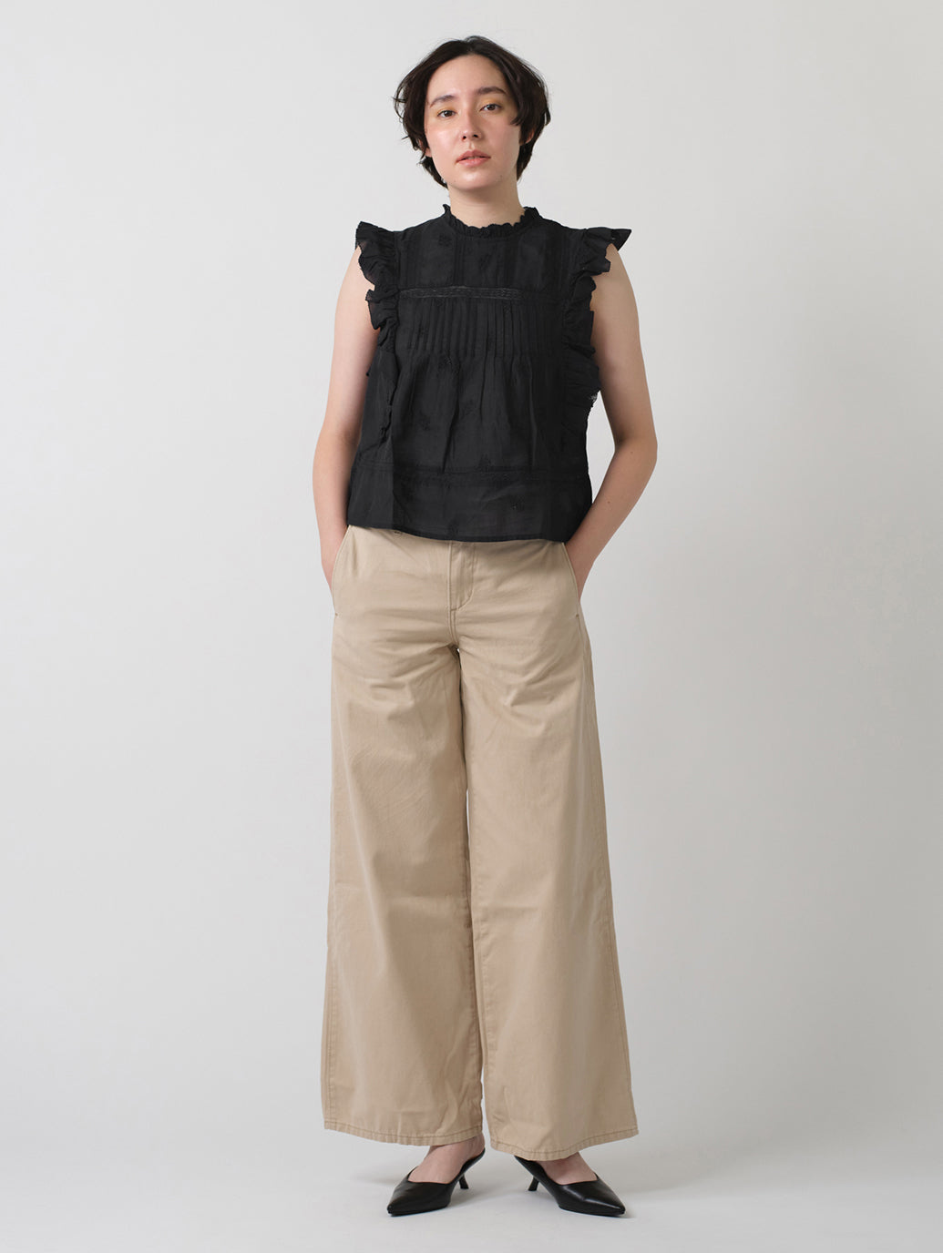 ブラウス タンクトップ