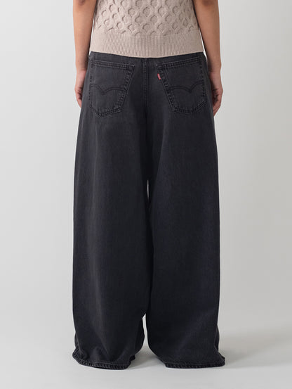 XL スーパーワイドジーンズ ブラック