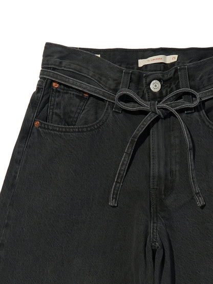 XL スーパーワイドジーンズ ブラック