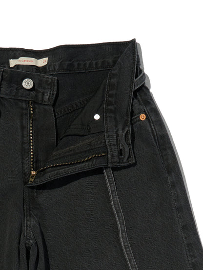 XL スーパーワイドジーンズ ブラック