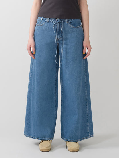 XL スーパーワイドジーンズ ミディアムインディゴ