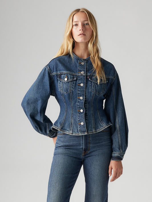 SCULPTED トラッカージャケット ダークインディゴ