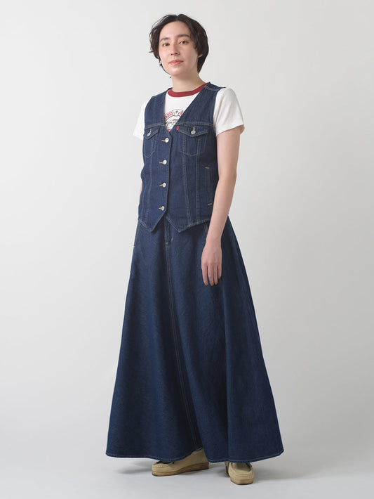 ルーズ ベスト ダークインディゴ