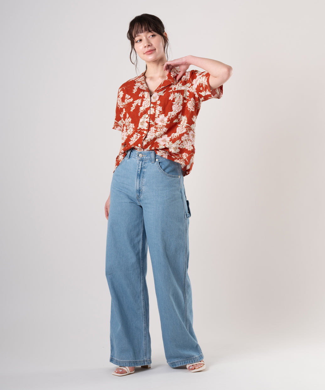 シンチバギー カーペンター ジーンズ ミディアムインディゴ