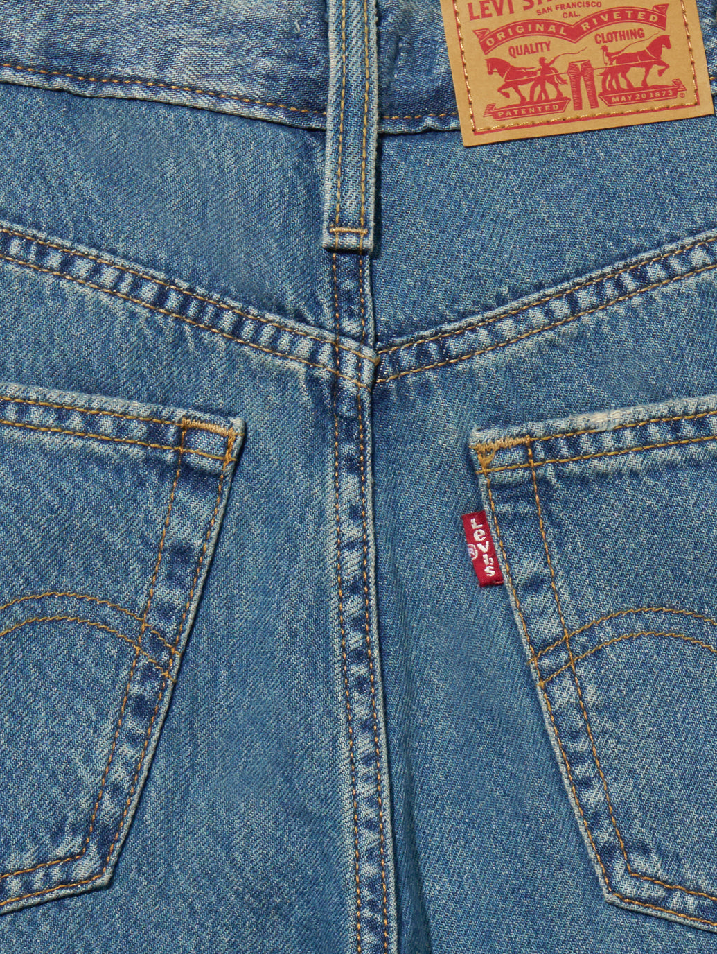 CINCH BAGGY ジーンズ ミディアムインディゴ