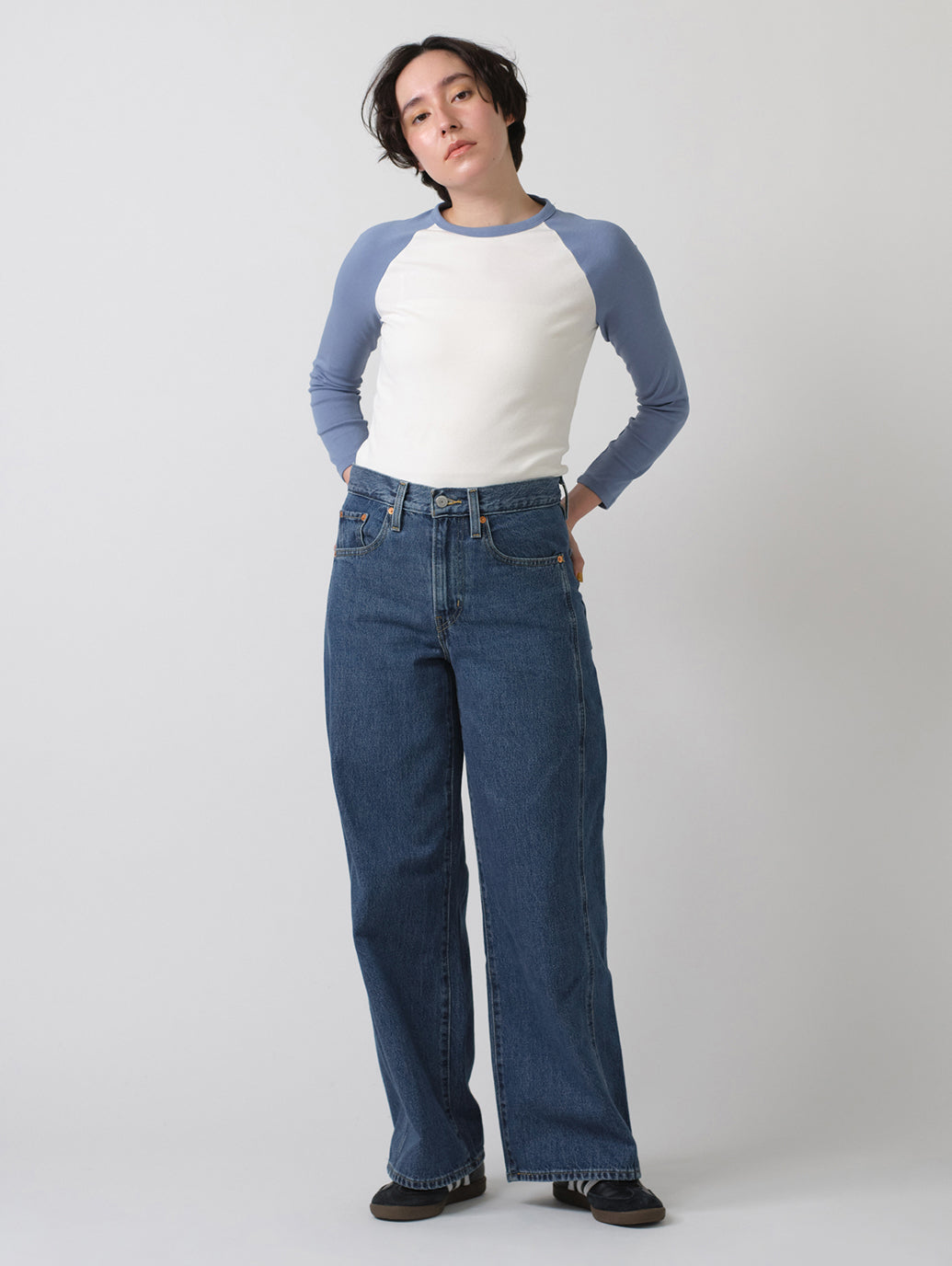 XL STRAIGHT ジーンズ ミディアムインディゴ