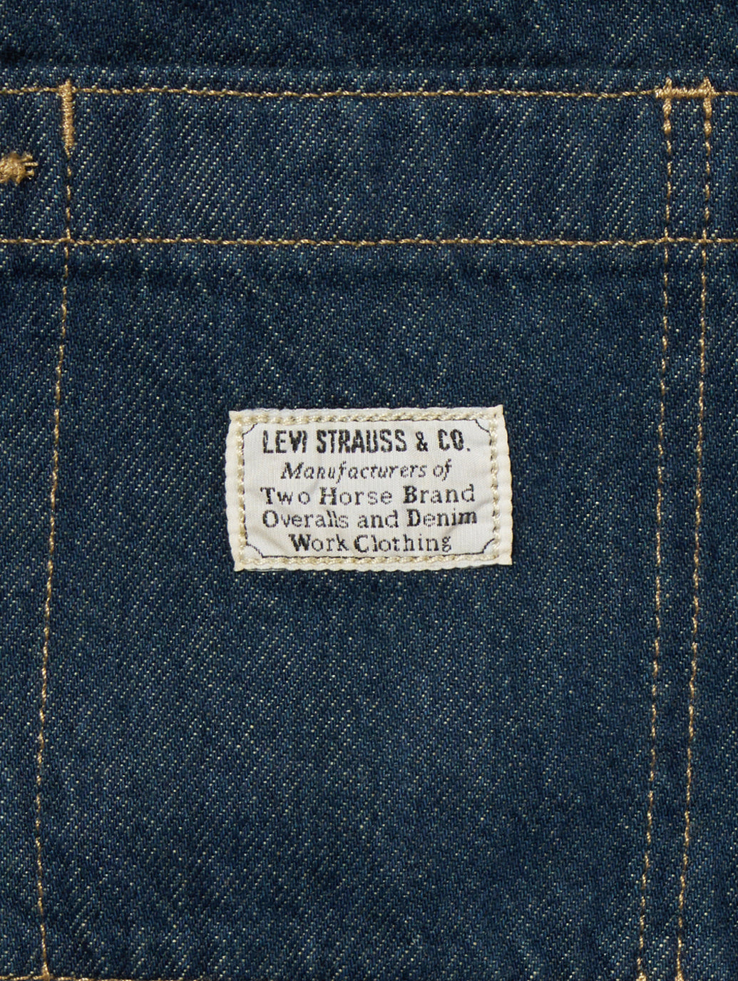 XL STRAIGHT オーバーオール ダークインディゴ 