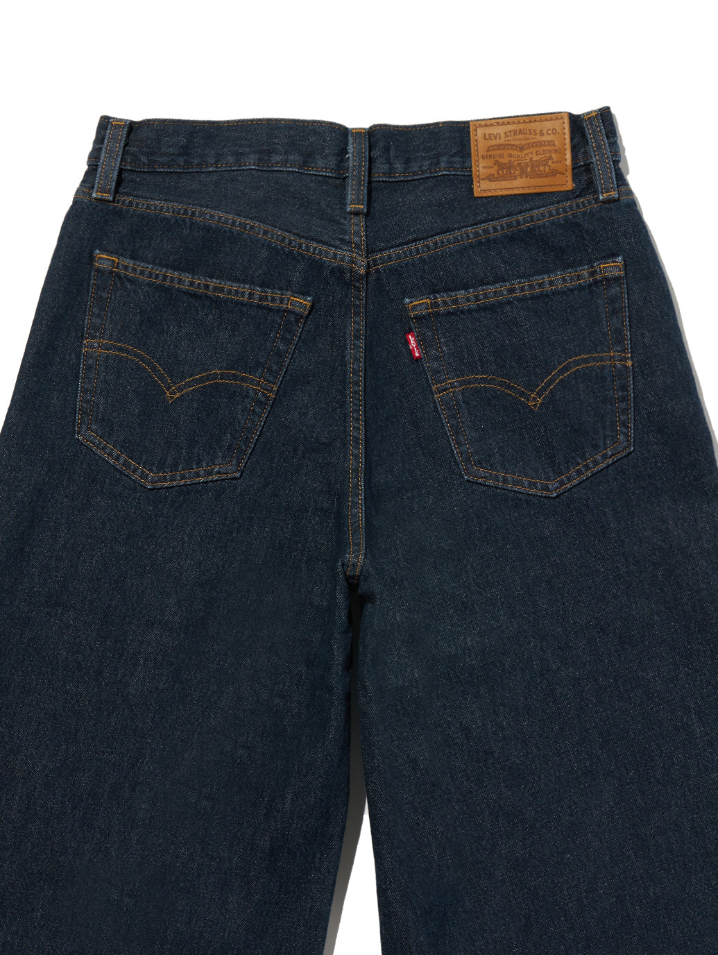 XL スーパーワイドジーンズ キュロット ダークインディゴ