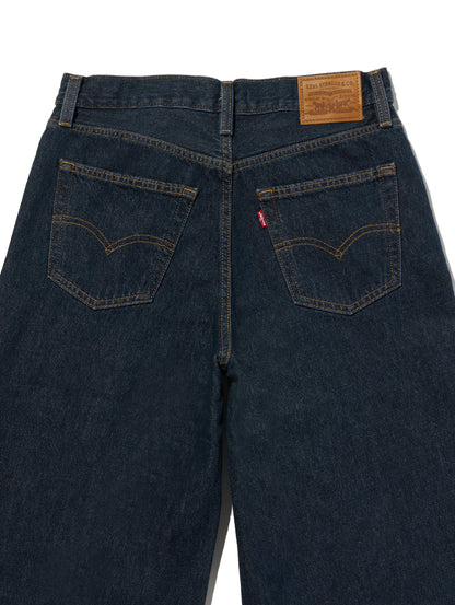 XL スーパーワイドジーンズ キュロット ダークインディゴ