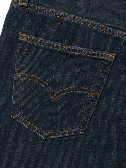 XL スーパーワイドジーンズ キュロット ダークインディゴ