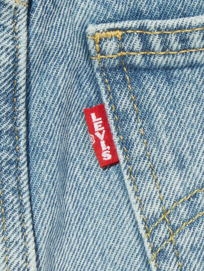 バックスリット デニム スカート ライトインディゴ