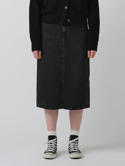バックスリット デニム スカート