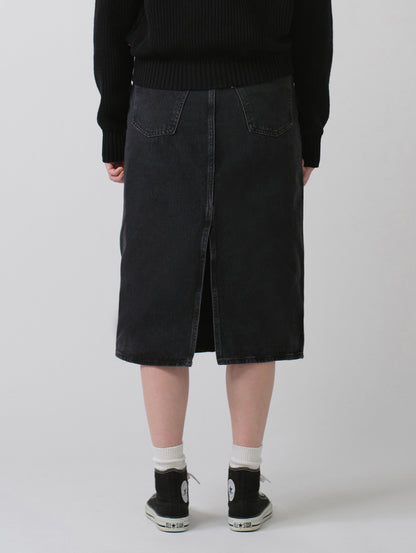 バックスリット デニム スカート