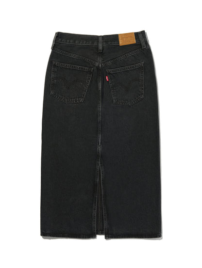 バックスリット デニム スカート