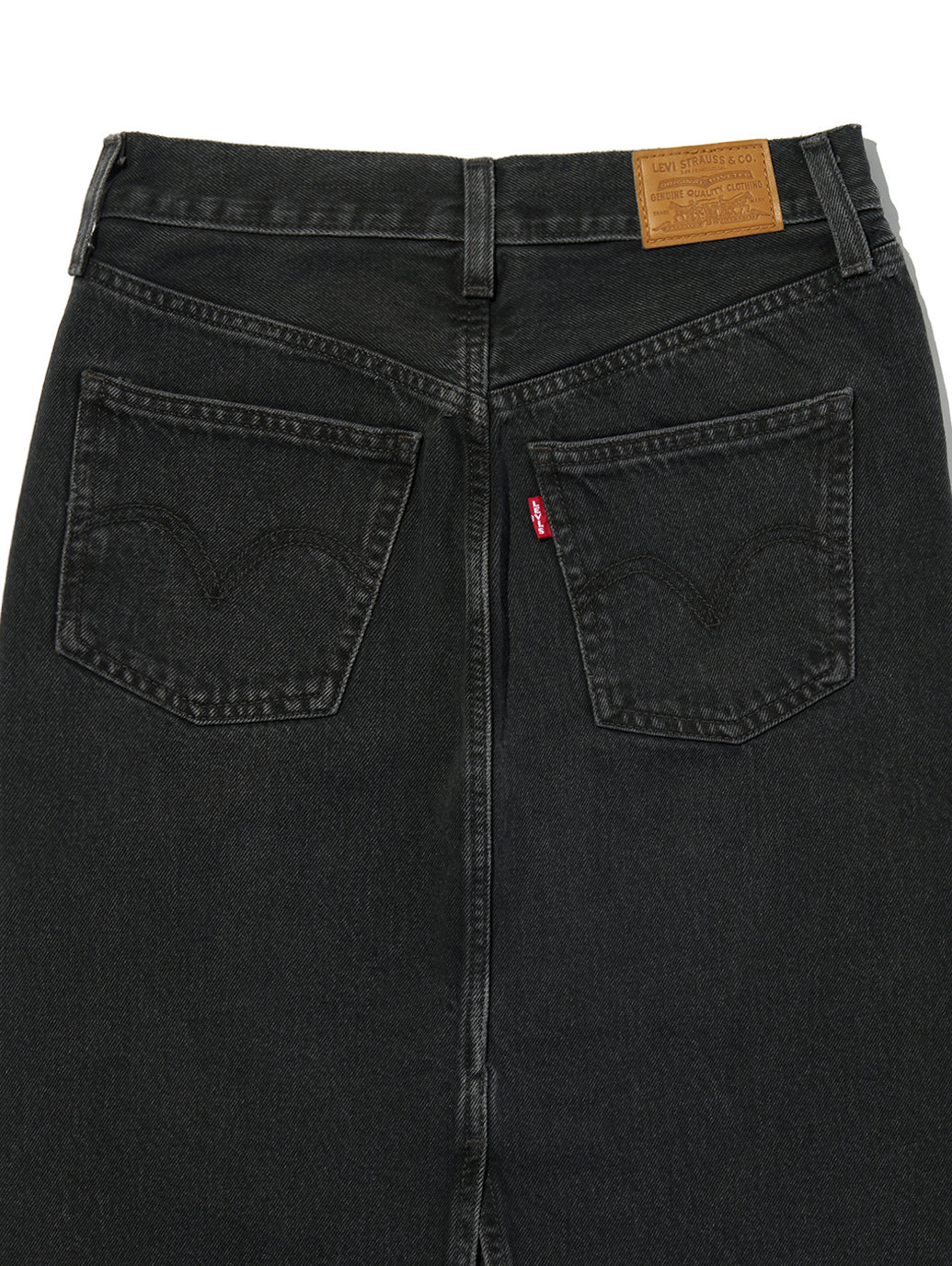 バックスリット デニム スカート