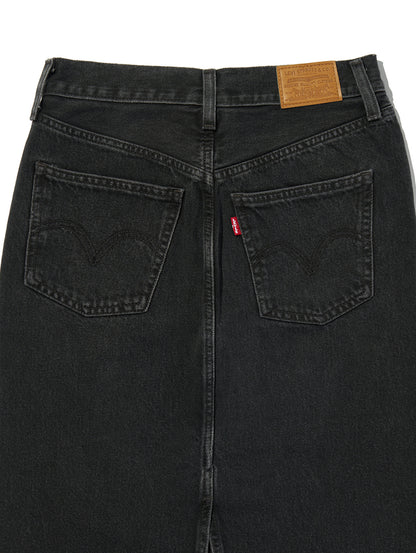 バックスリット デニム スカート