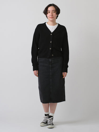 バックスリット デニム スカート