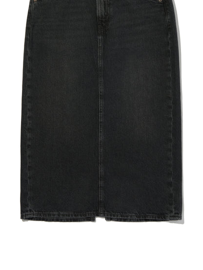 バックスリット デニム スカート