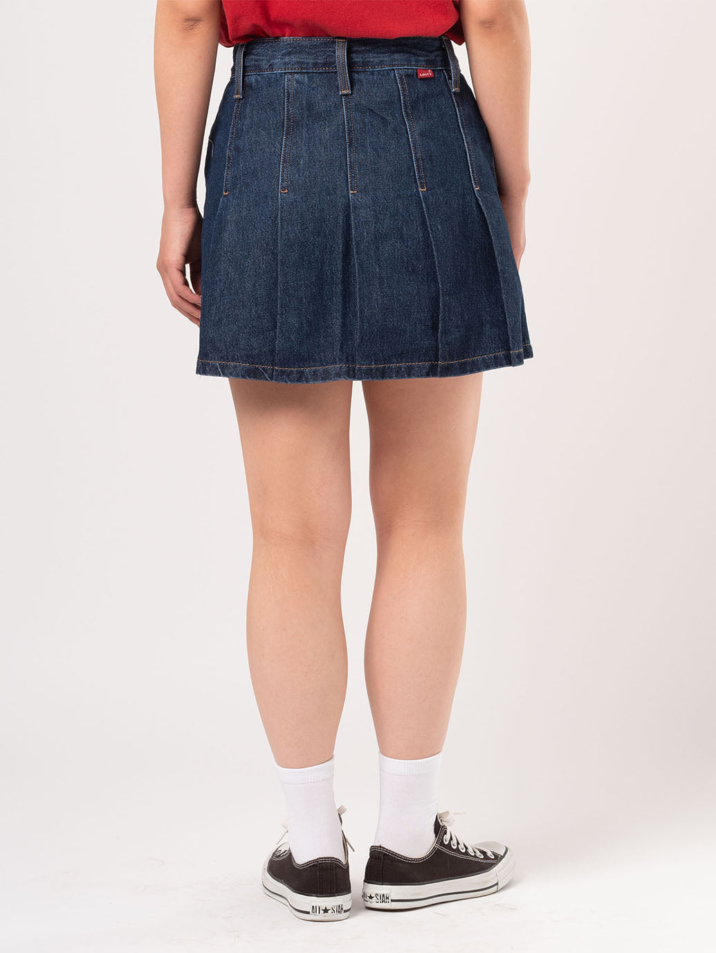 PLEATED ミニスカート