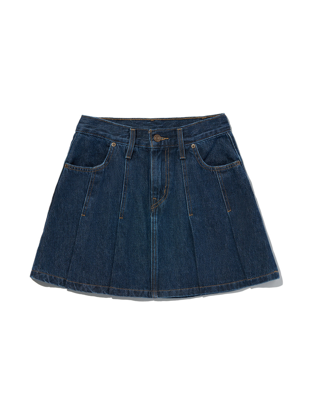 PLEATED ミニスカート