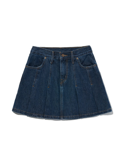 PLEATED ミニスカート