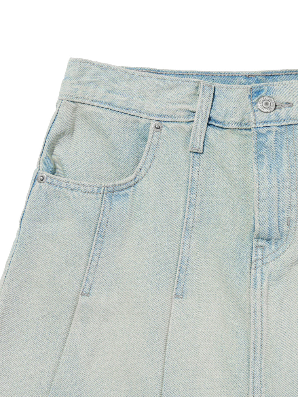 PLEATED ミニスカート