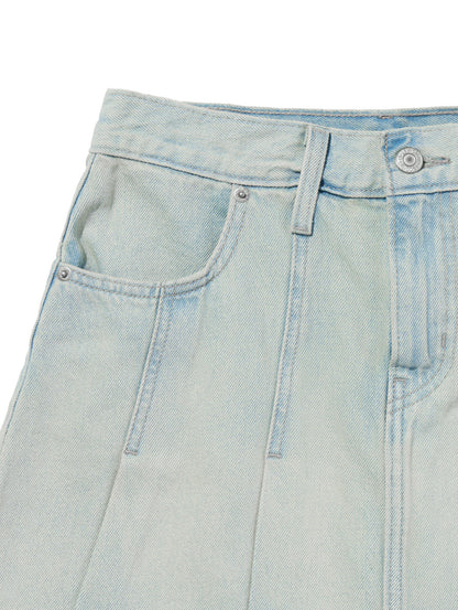 PLEATED ミニスカート