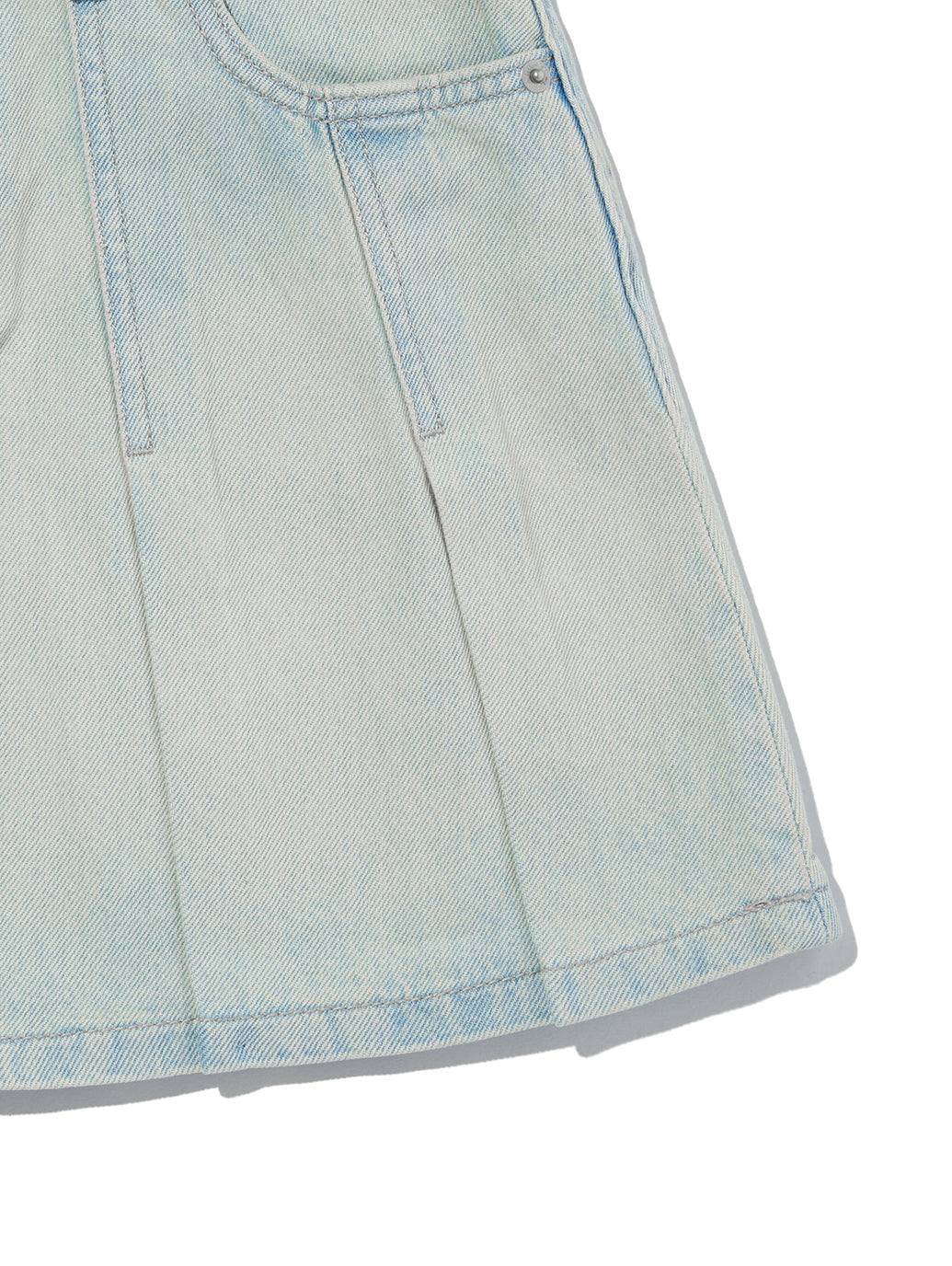 PLEATED ミニスカート