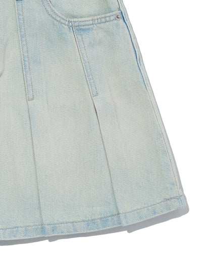 PLEATED ミニスカート