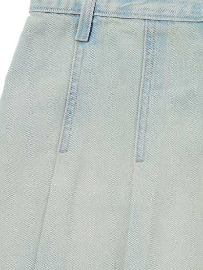 PLEATED ミニスカート